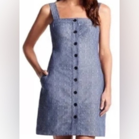Derek Lam for Design Nation Chambray Dress - NWT - Size 14 - Picture 1 of 14